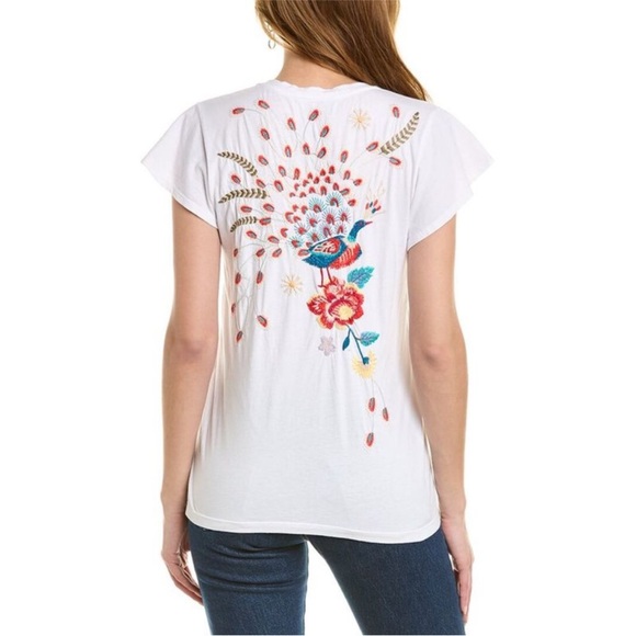 Johnny Was Grace Flutter Sleeve Tee - Picture 2 of 9